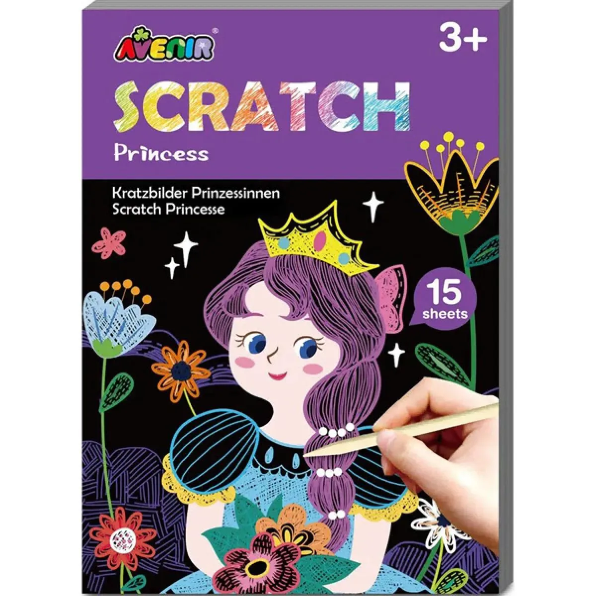 MINI SCRATCH BOOK  knjiga grebalica PRINCEZE 