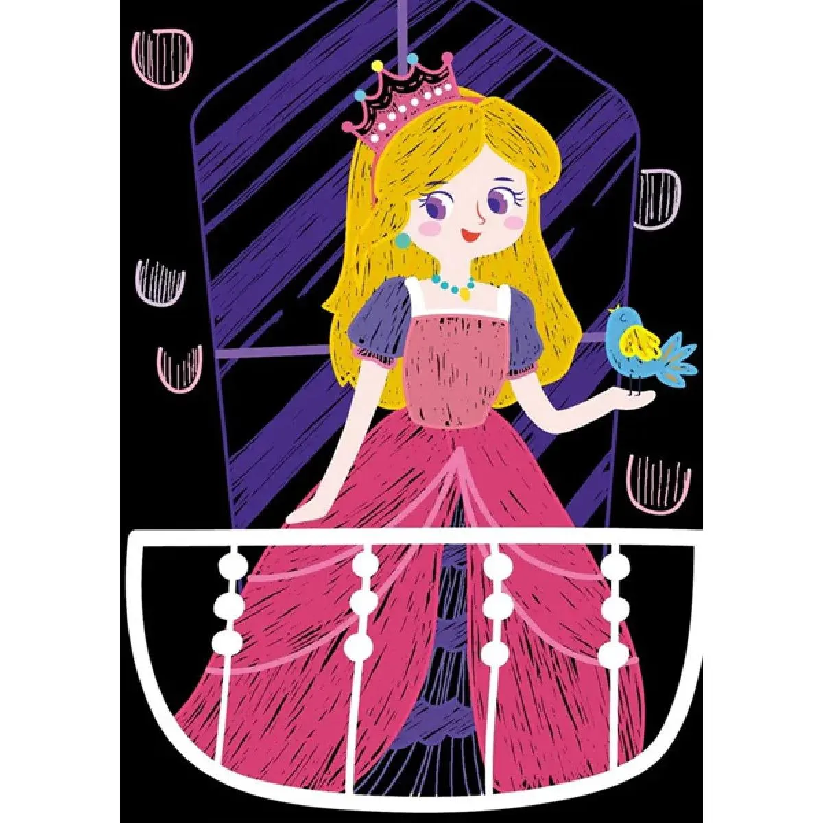 MINI SCRATCH BOOK  knjiga grebalica PRINCEZE 