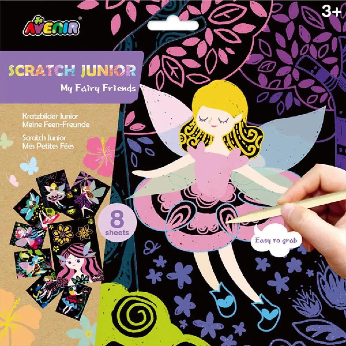 SCRATCH BOOK  knjiga grebalica DRUGARI IZ BAJKE 