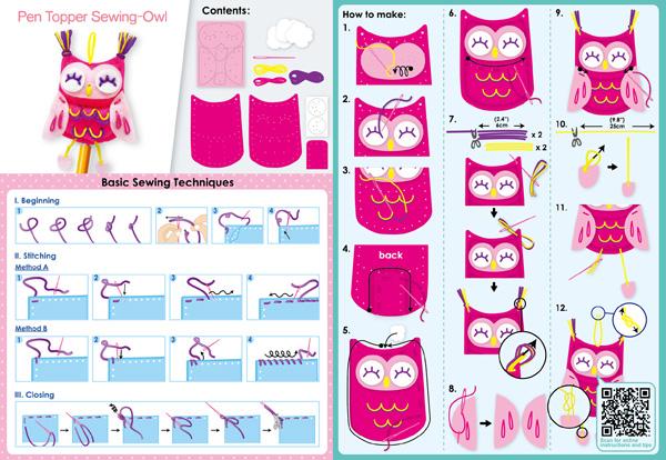 Kreativni set SAŠIJ TOPER - SOVA 