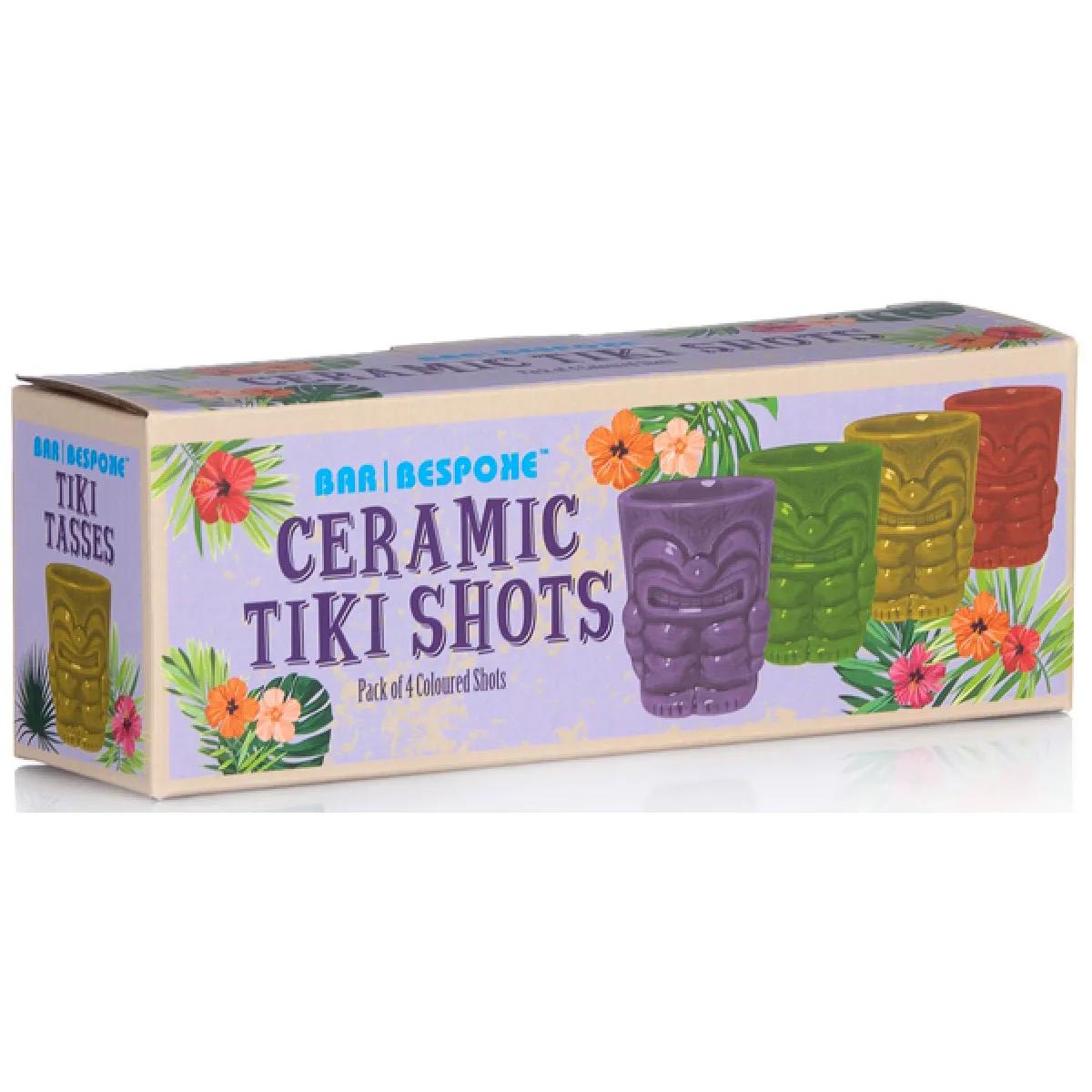 Set četiri čašice za šot TIKI 