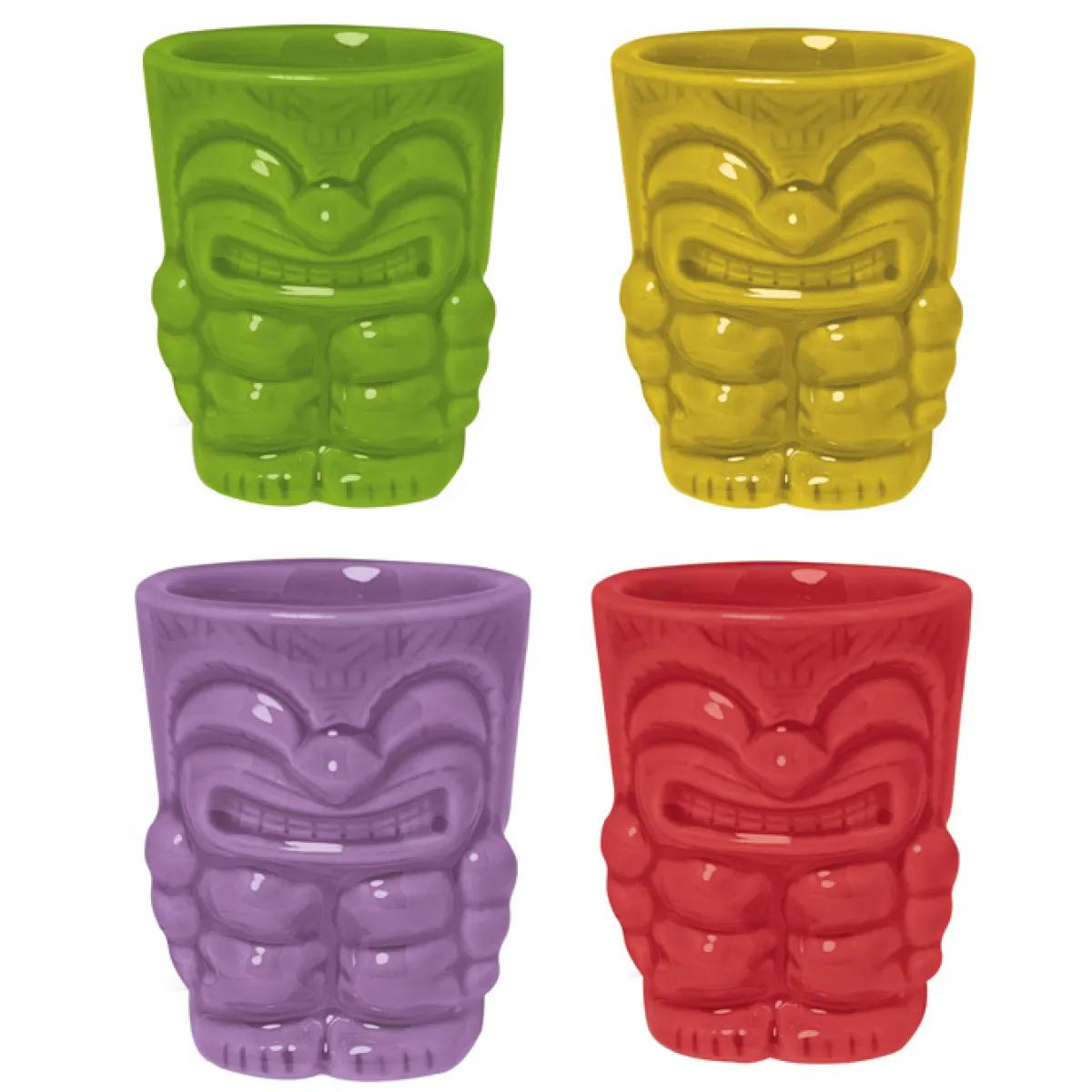 Set četiri čašice za šot TIKI 