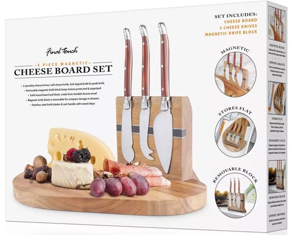 Petodelni set za posluženje sira FINAL TOUCH 