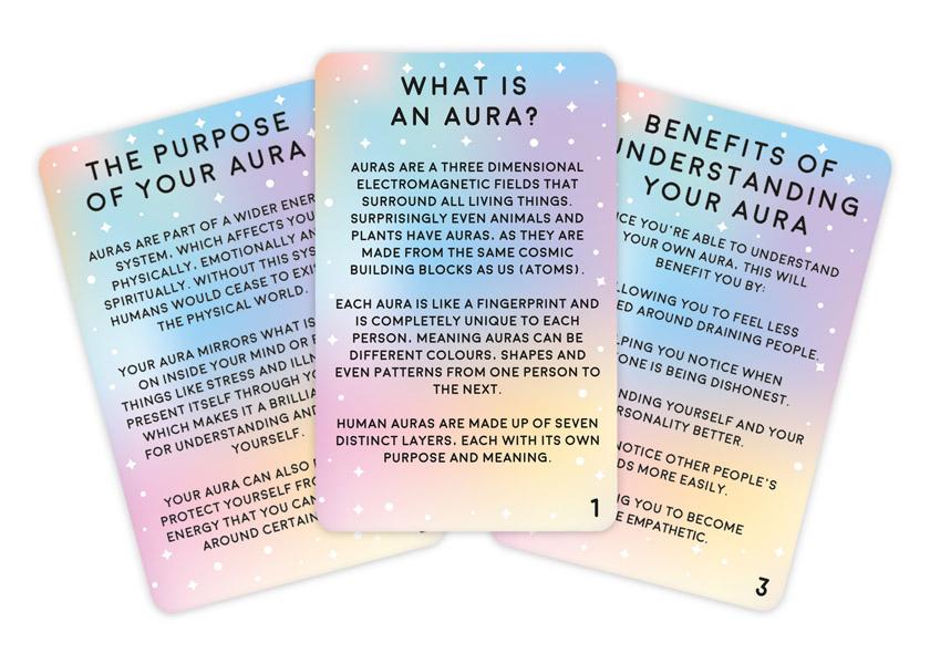 Set 100 karata za čitanje aure 