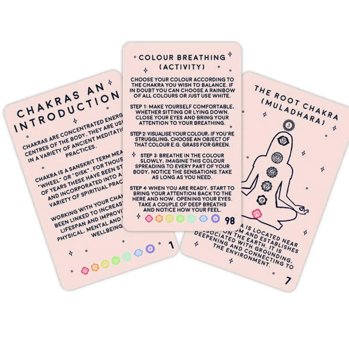 Set 100 karata za aktivaciju čakri CHAKRA CARDS 