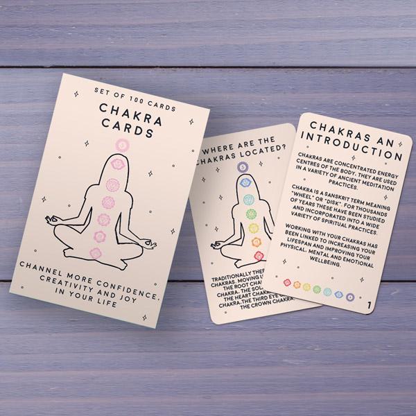Set 100 karata za aktivaciju čakri CHAKRA CARDS 