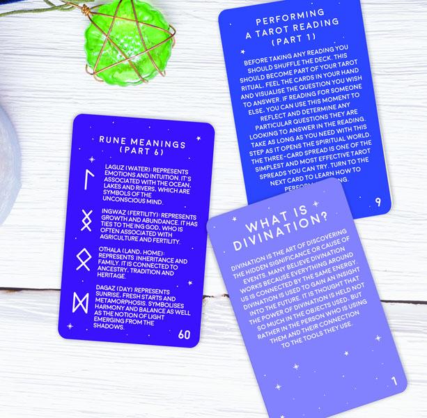 Set 100 karata za gatanje DIVINATION CARDS 