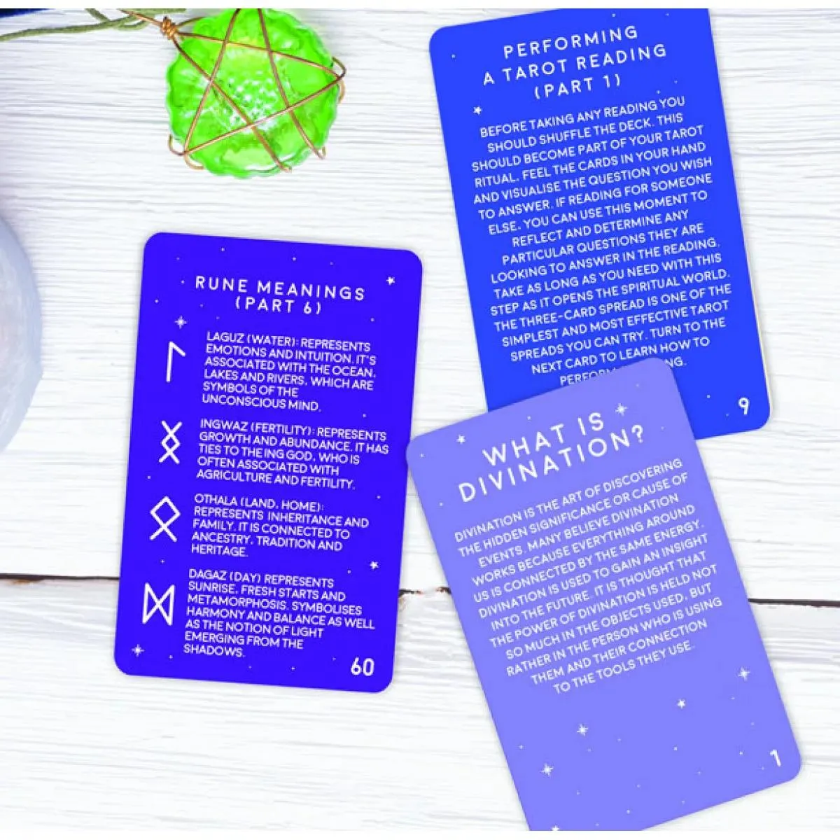 Set 100 karata za gatanje DIVINATION CARDS 