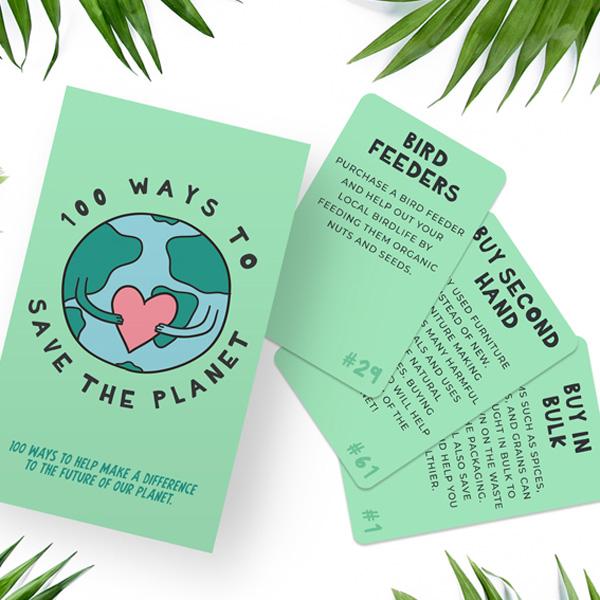 Kartice 100 WAYS TO SAVE THE PLANET 