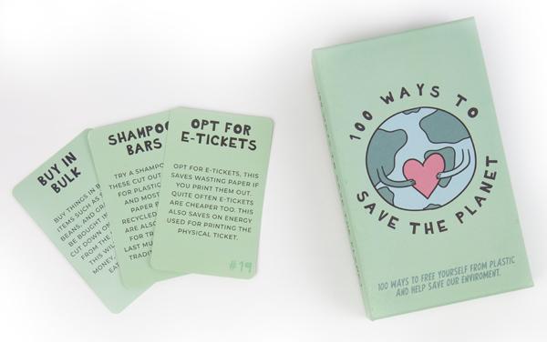 Kartice 100 WAYS TO SAVE THE PLANET 