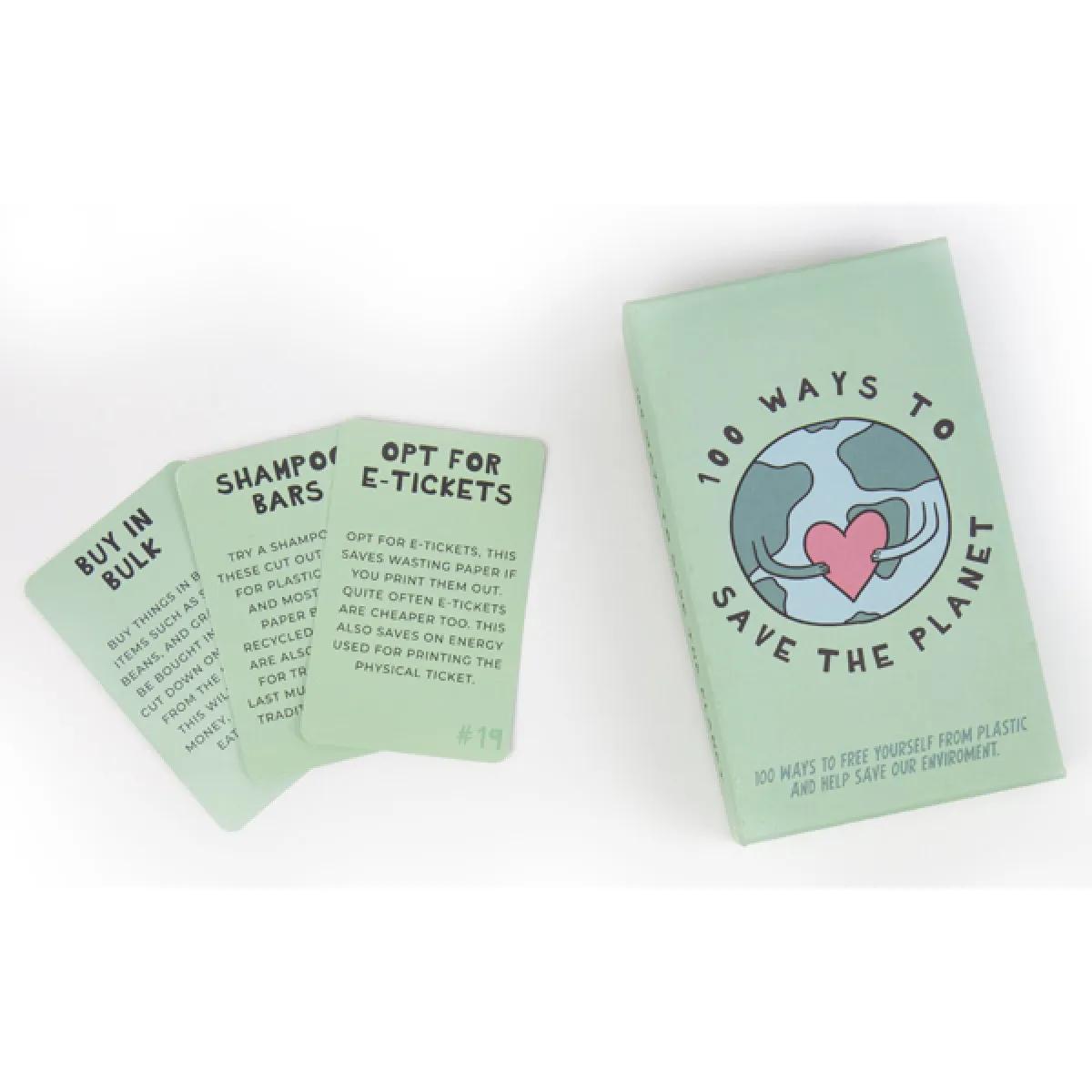 Kartice 100 WAYS TO SAVE THE PLANET 