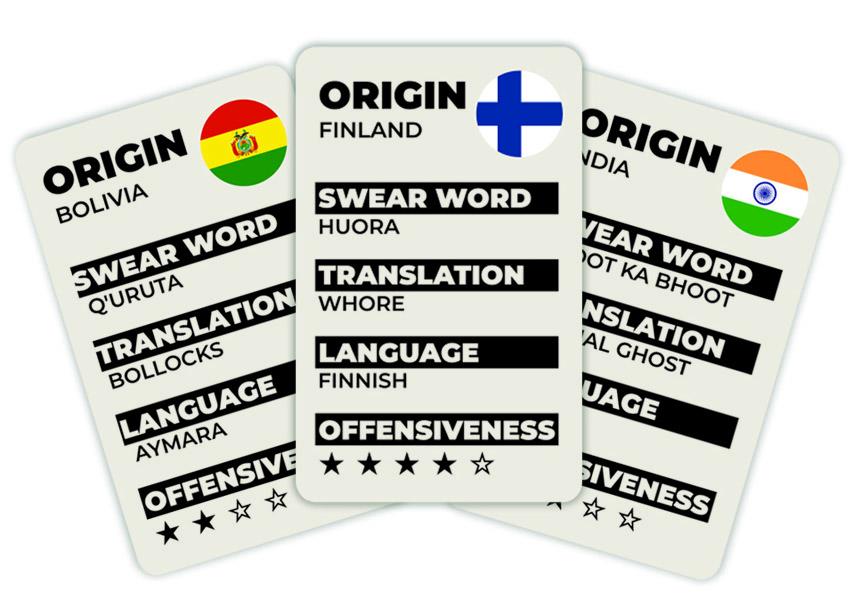 Kartice  HOW TO F**KING SWEAR AROUND THE WORLD 