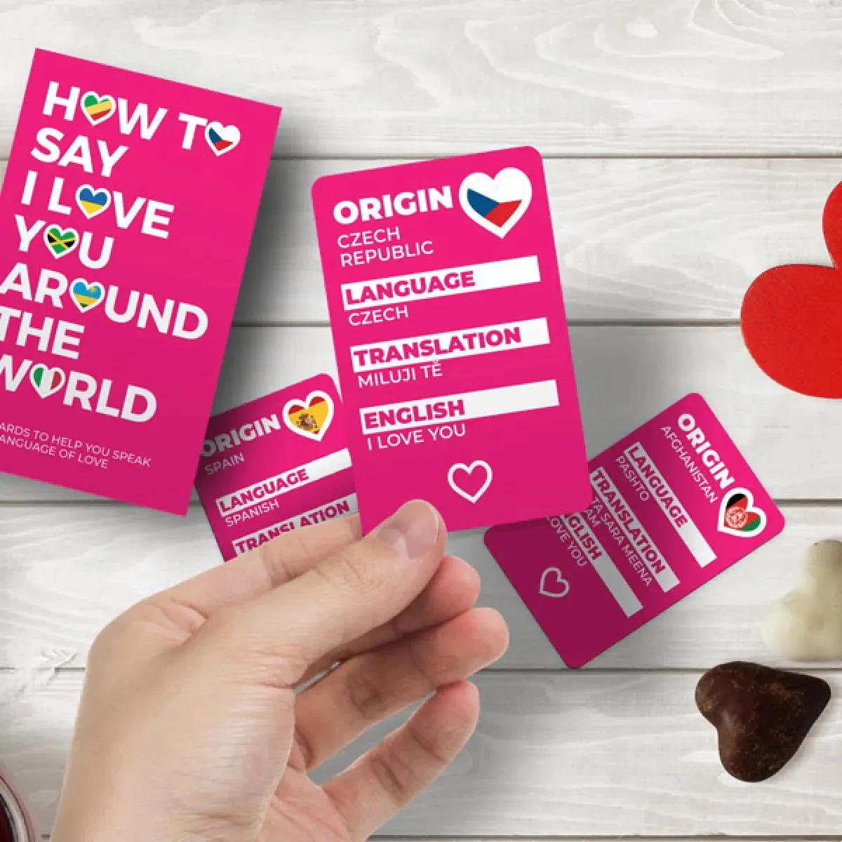 Društvena igra HOW TO SAY I LOVE YOU AROUND THE WORLD 