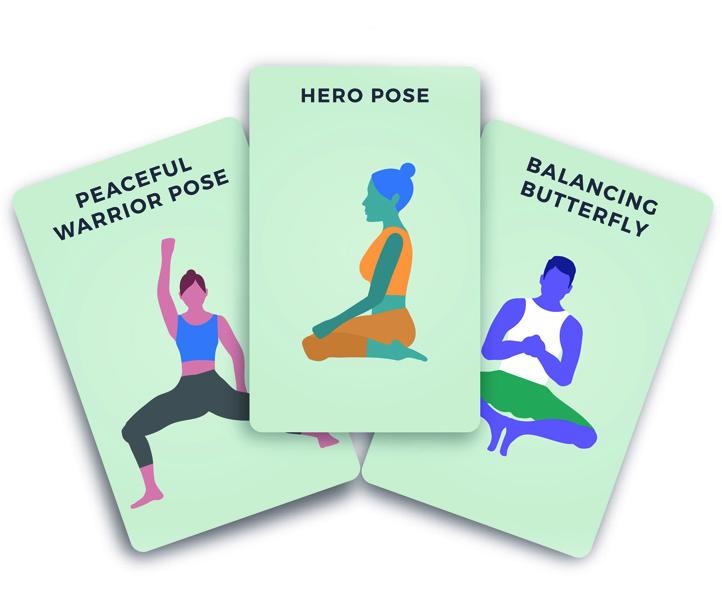 Kartice YOGA POSES 