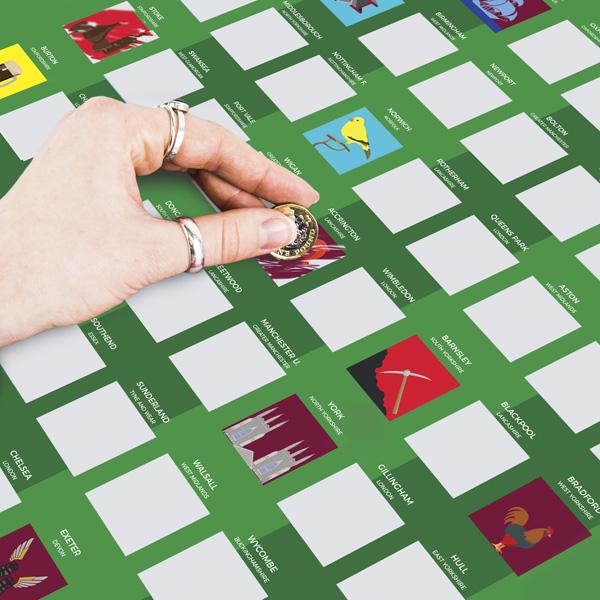 Greb-greb poster 100 FOOTBALL TEAMS 