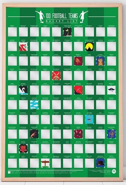 Greb-greb poster 100 FOOTBALL TEAMS 