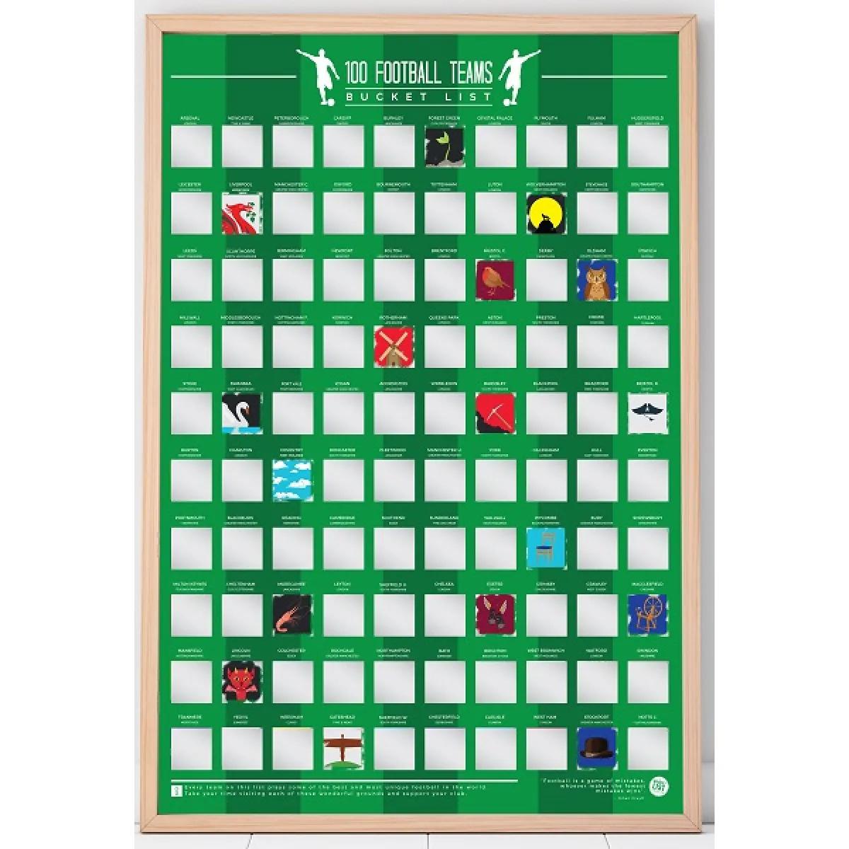 Greb-greb poster 100 FOOTBALL TEAMS 