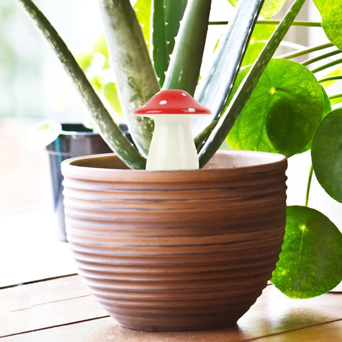 Figura za dekoraciju saksije  i zalivanje PEČURKA 