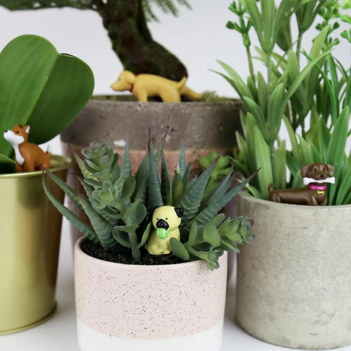 Mini figurice za saksiju PREDIVNI PSI 