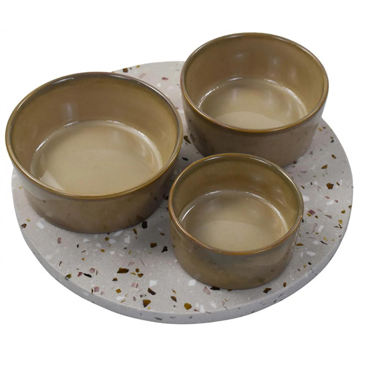 Set tri činije TERRAZZO 