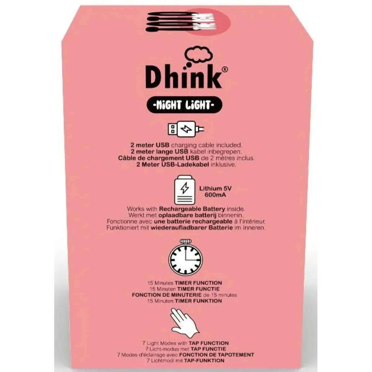 Noćna lampa BELI MEDA 