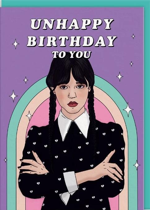 Rođendanska čestitka WEDNESDAY ADDAMS 