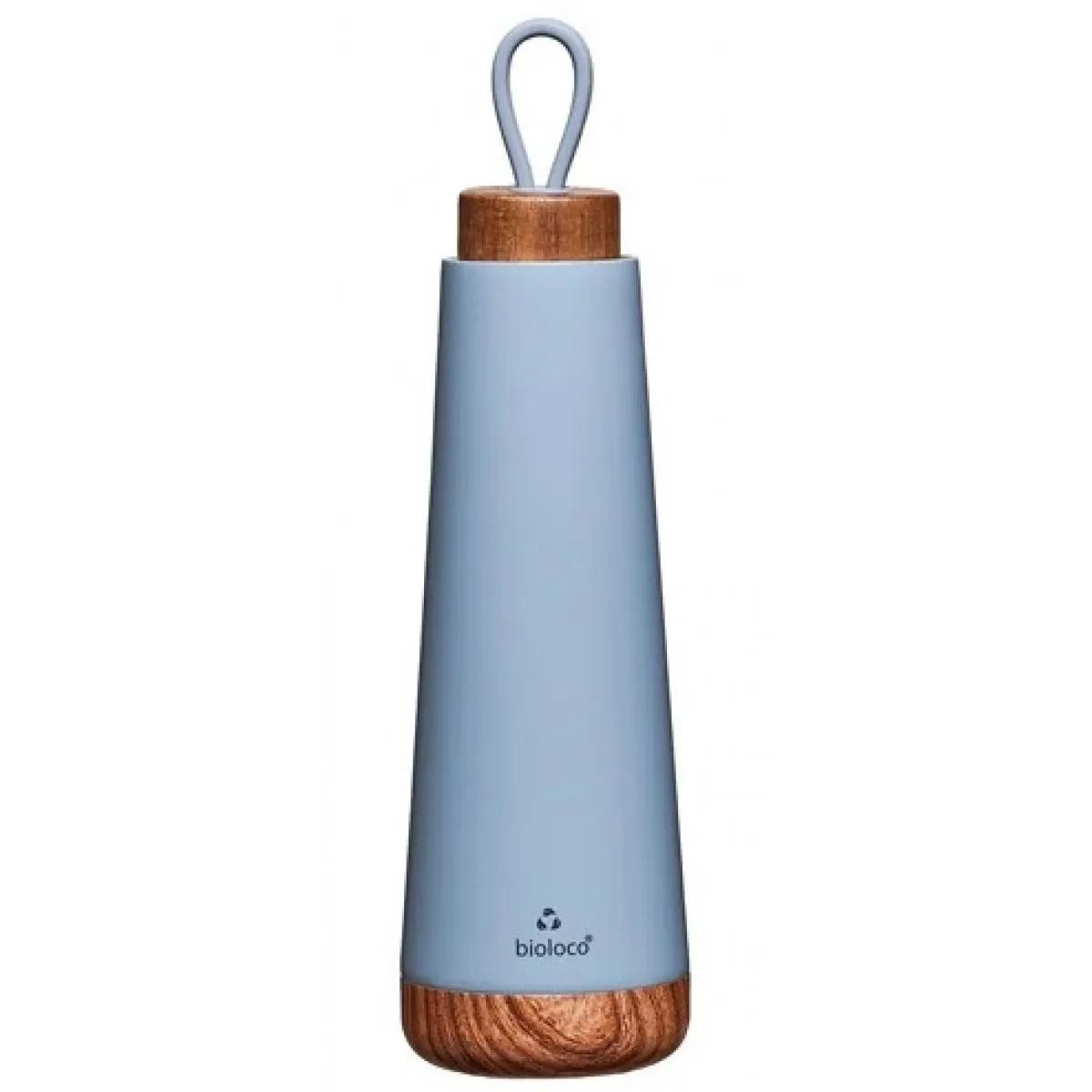 BIOLOCO flaša od nerđajućeg čelika PUDER PLAVA 