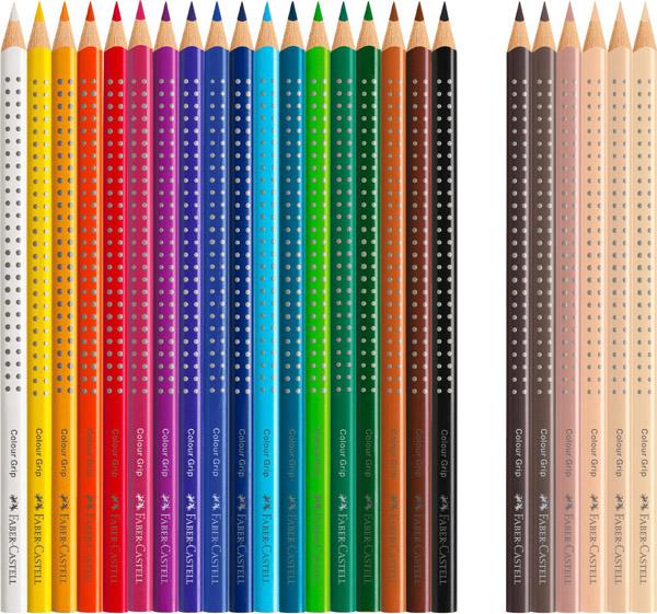 FABER CASTELL drvene bojice grip 18kom + 6 