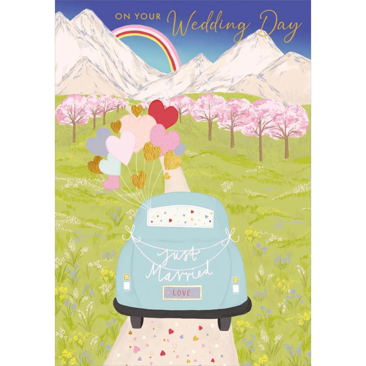 Čestitka za venčanje JUST MARRIED 