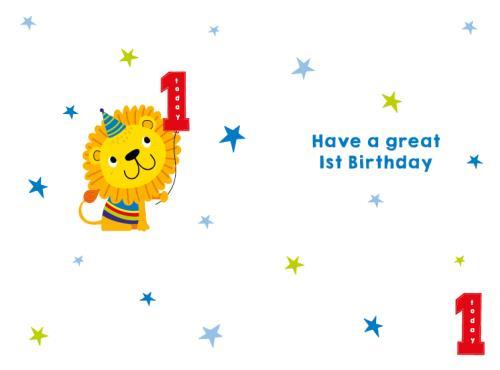 Rođendanska čestitka PRVI ROĐENDAN - LAVIĆ 