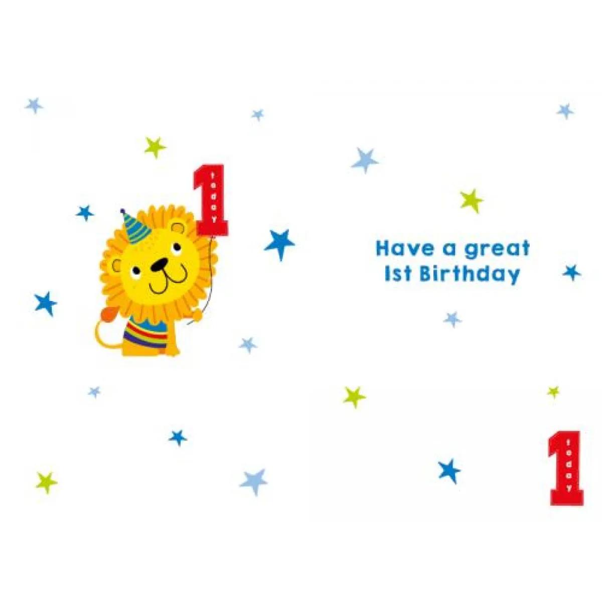 Rođendanska čestitka PRVI ROĐENDAN - LAVIĆ 