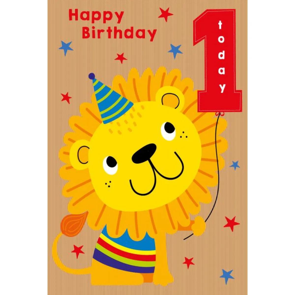 Rođendanska čestitka PRVI ROĐENDAN - LAVIĆ 