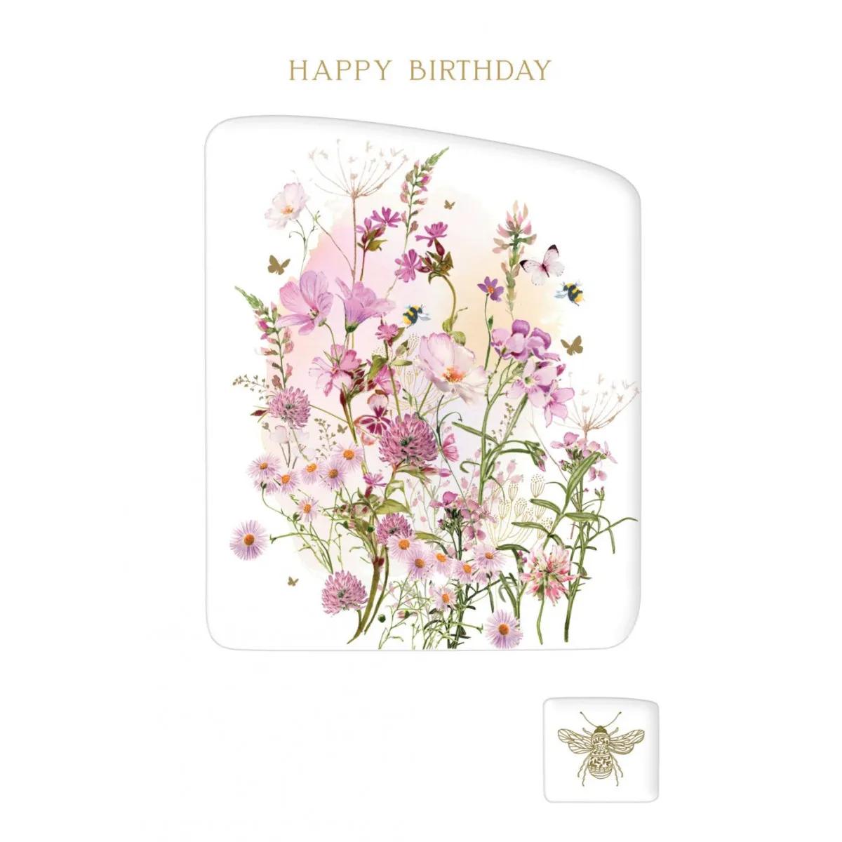 Rođendanska čestitka ROZE CVEĆE 