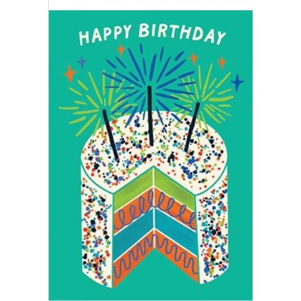 Rođendanska čestitka SPARKLER BIRTHDAY CAKE 