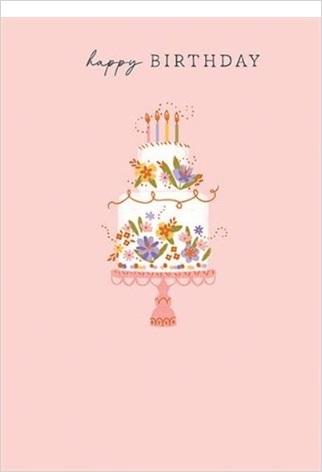 Rođendanska čestitka FLORAL BIRTHDAY CAKE 