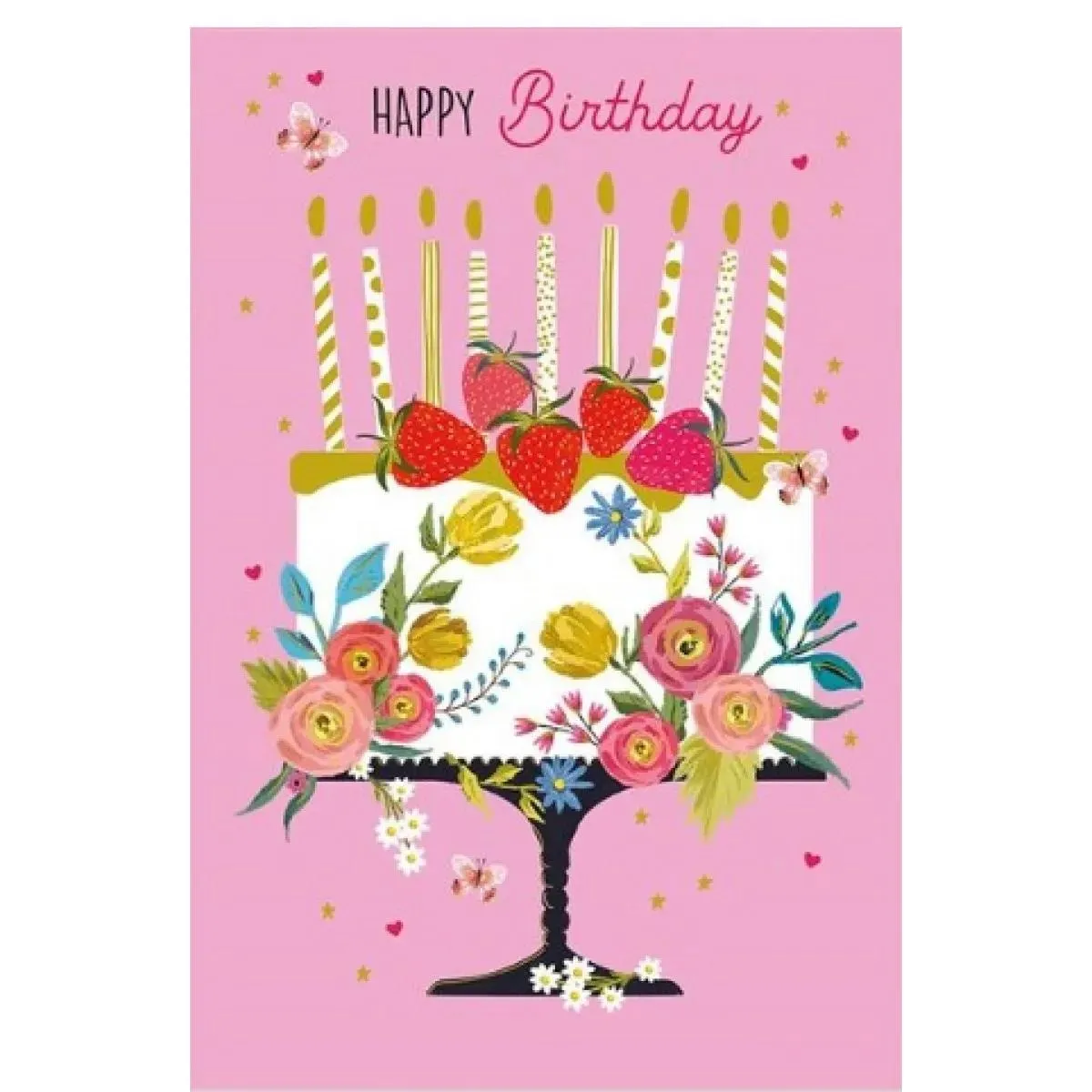 Rođendanska čestitka FRUITY BIRTHDAY CAKE 
