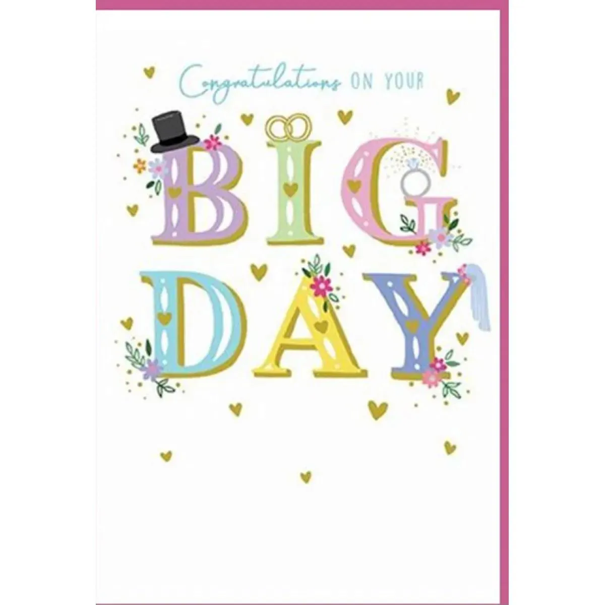 Čestitka za venčanje BIG DAY WEDDING 
