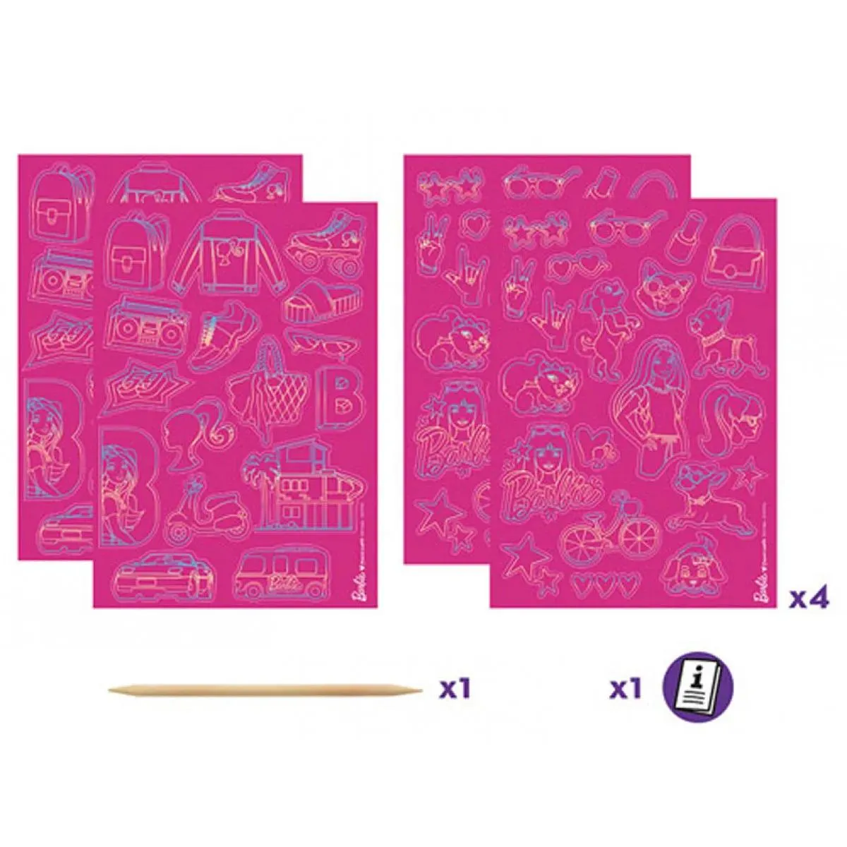 MAPED KREATIV SET BARBIE GREB-STIKERI 