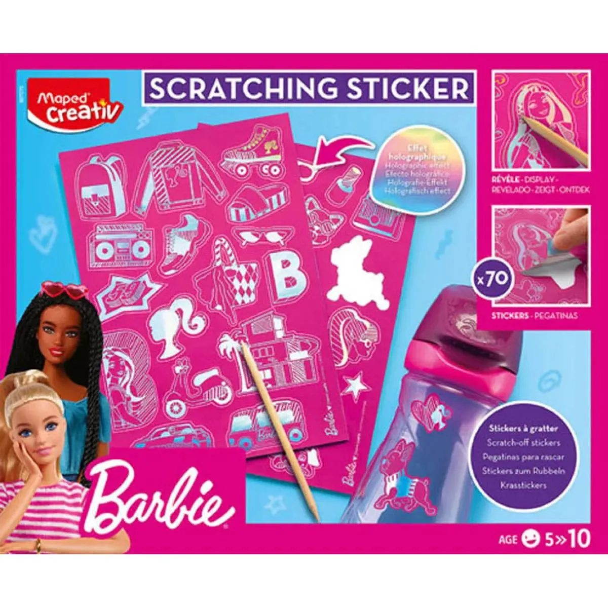 MAPED KREATIV SET BARBIE GREB-STIKERI 