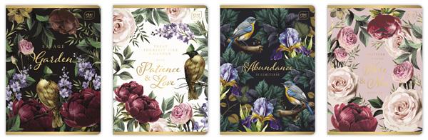 Sveska A5, kvadratići, METALLIC SAVAGE / ČETIRI VRSTE 