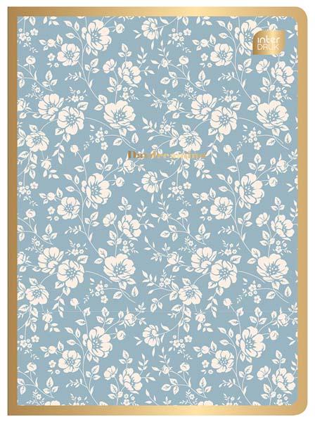 Sveska A5, kvadratići, METALLIC FLORAL / ČETIRI VRSTE 