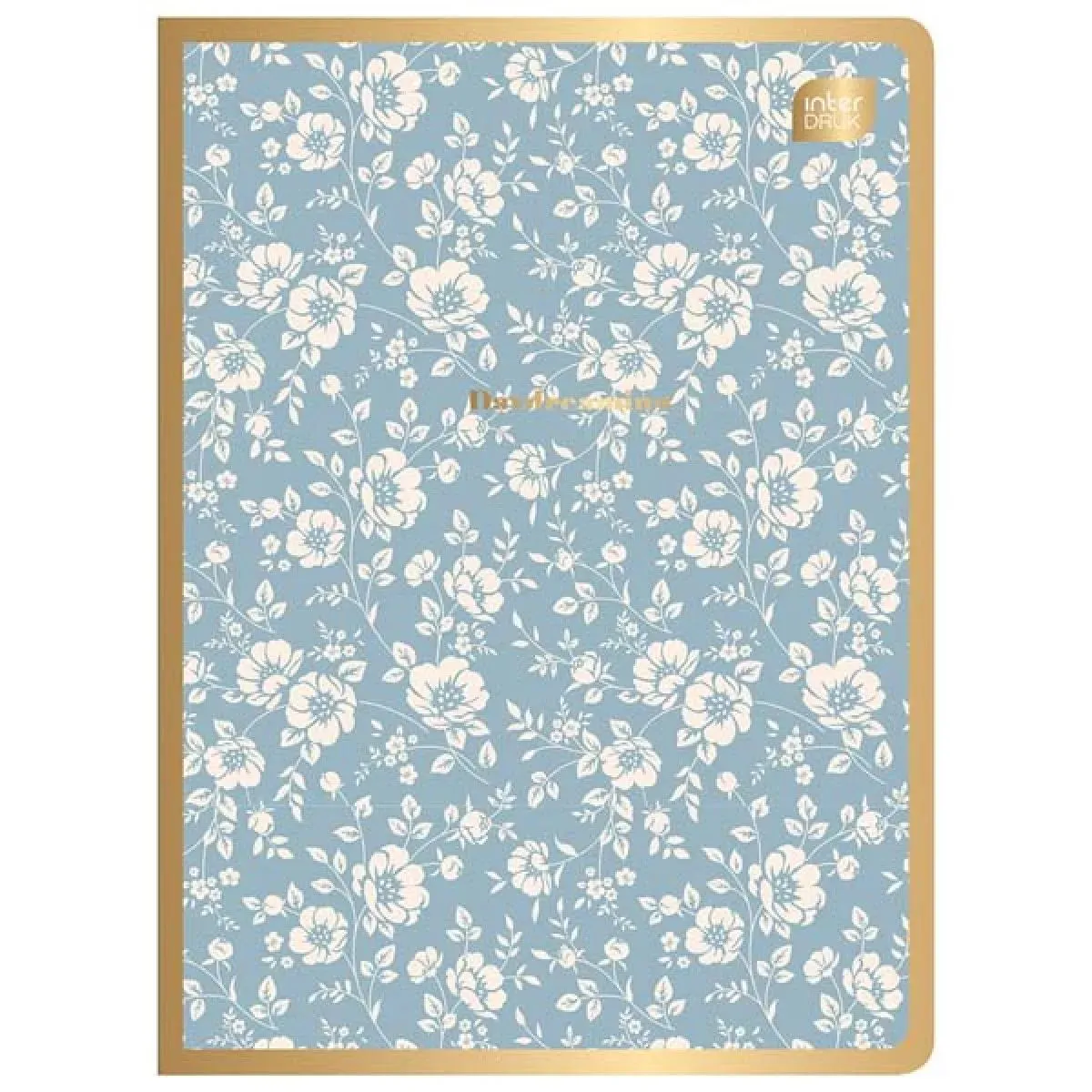 Sveska A5, kvadratići, METALLIC FLORAL / ČETIRI VRSTE 