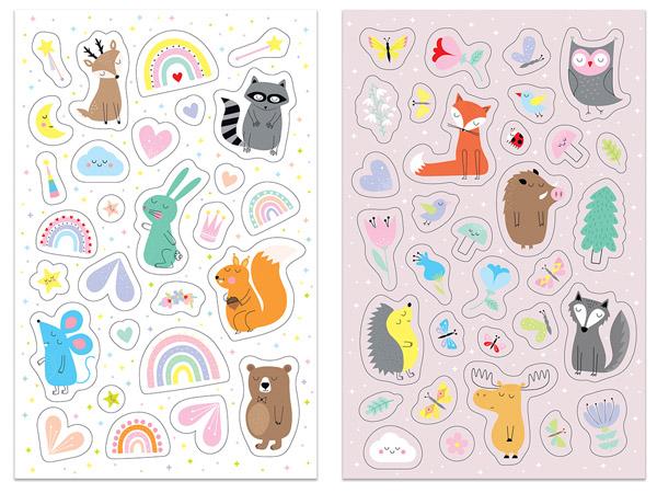 Bojanka sa stikerima BB MAGIC 