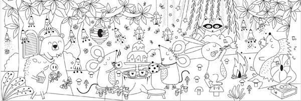 Bojanka sa stikerima BB MAGIC 