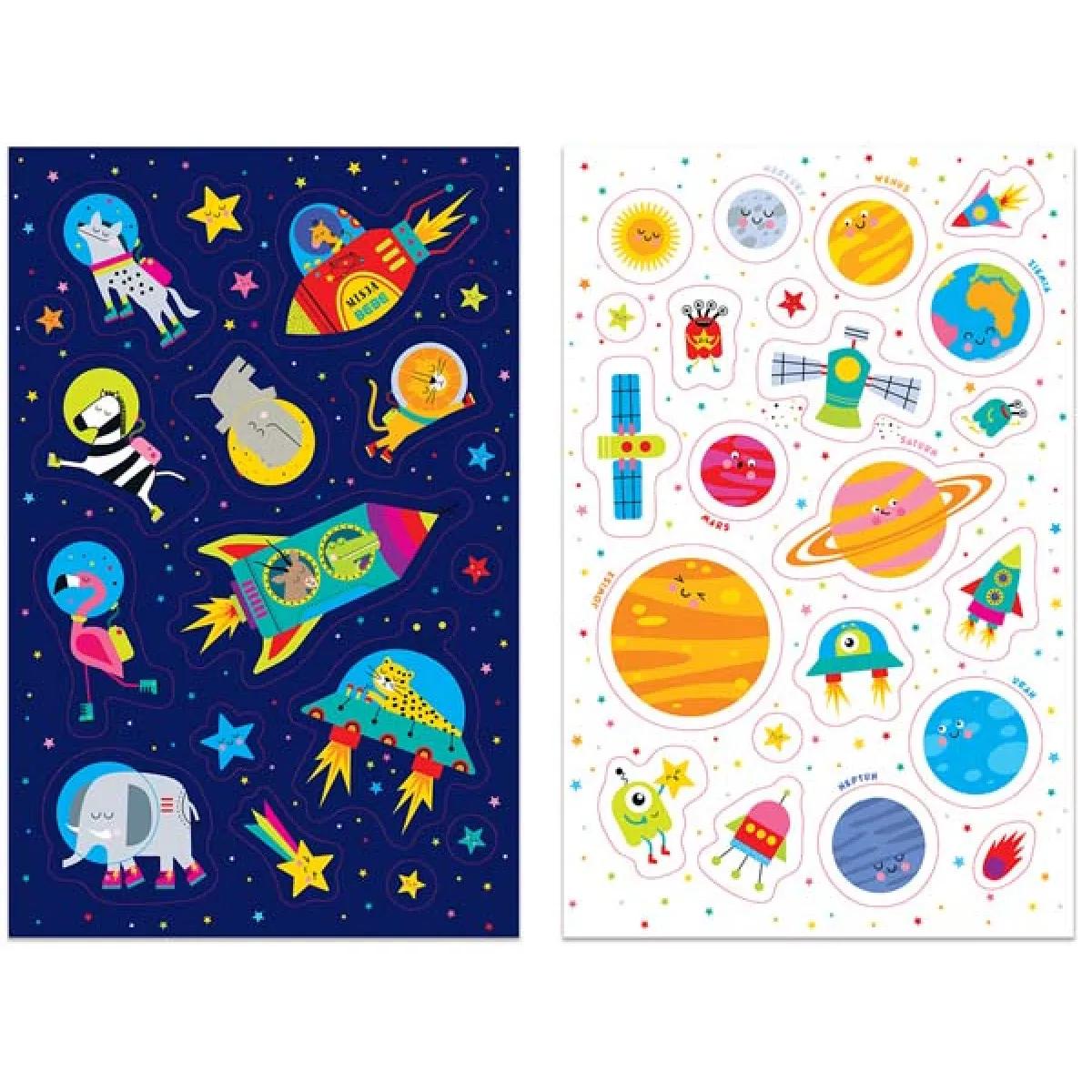 Bojanka sa stikerima BB SPACE 