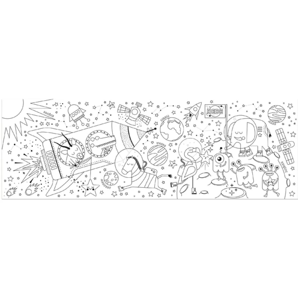 Bojanka sa stikerima BB SPACE 