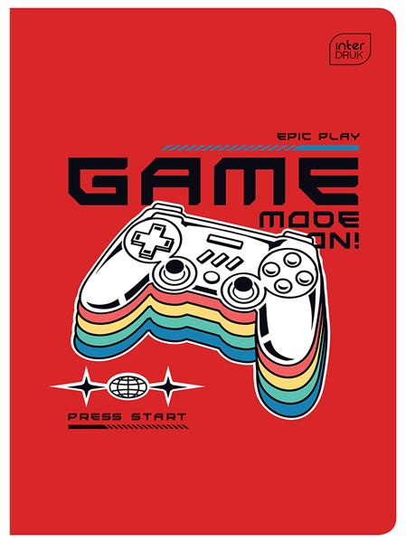 Sveska A5, kvadratići, MAGIC / 4 MOTIVA 