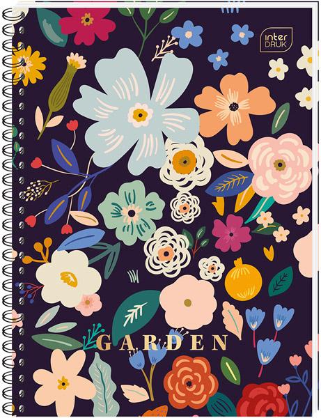 Sveska sa spiralom B5 kvadratići GARDEN / TRI VRSTE 