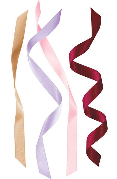 Set četiri ukrasne trake SATIN GOLD 