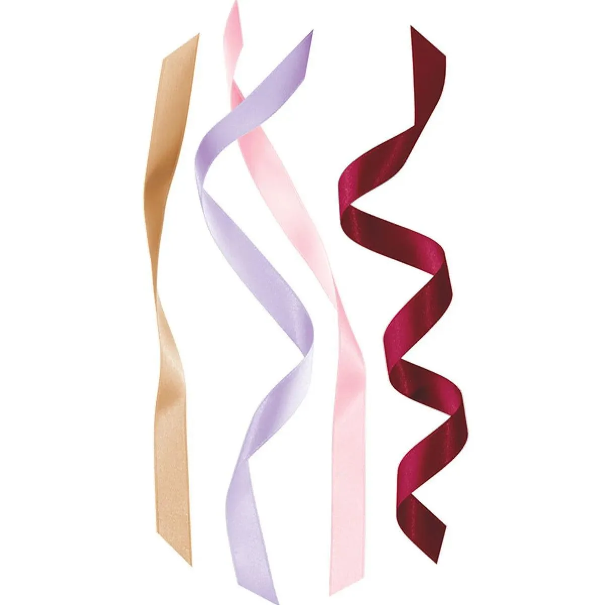 Set četiri ukrasne trake SATIN GOLD 